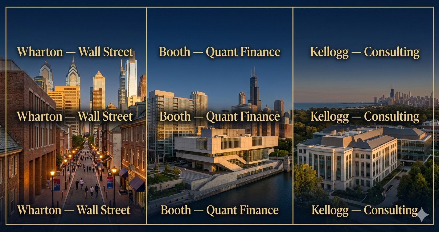 Wharton vs Booth vs Kellogg in 2026: Which MBA Is Best for Finance?