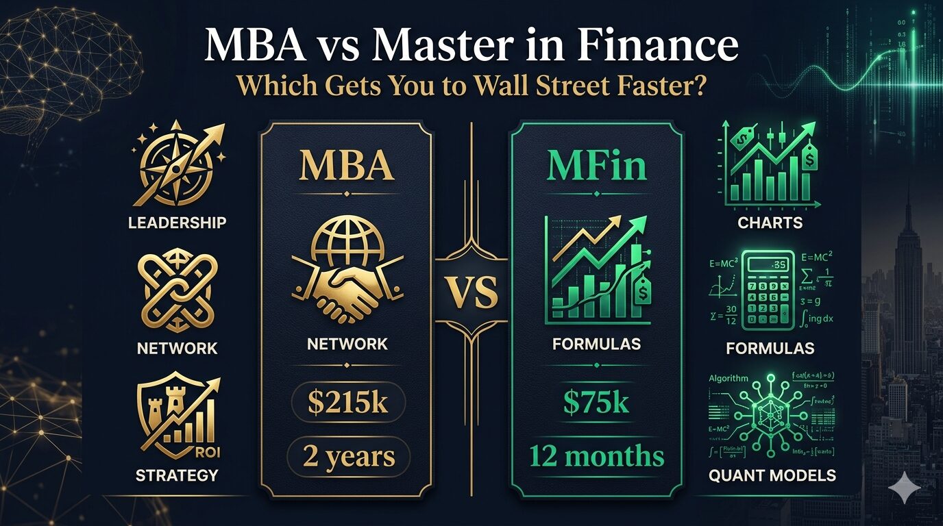 MBA vs Master in Finance 2026: Which Degree Gets You to Wall Street Faster?